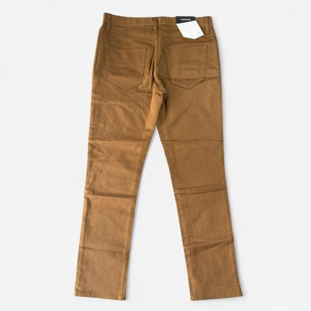 NWT Banana Republic Brown 5 Pocket Traveler Slim Fit Pants‎ Size 28x28
